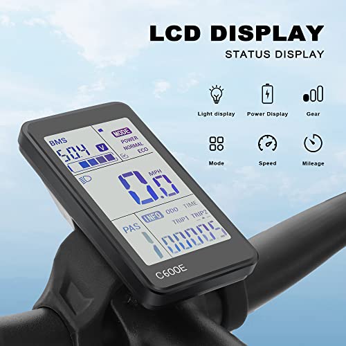 ZNH Electric Bike for Adults, 500W/750W Mid Drive Motor Ebike Full Suspension 20"/26'' Fat Tire Electric Mountain Bike 36V/48V 13Ah Removable Battery, Snow Beach Hunting E Bike Shimano 7-Speed