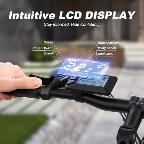 VARUN Electric Bike for Adults - 500W Electric Bike with 48V Removable Battery - 26" Electric Bicycle Up to 45 Miles 20 MPH with 21 Speed Gears & Dual Front Fork Suspensions