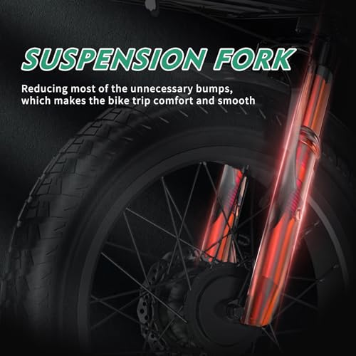 DoCred Electric Tricycle for Adults, 20" x 4" Fat Tire Electric Trike, 500W 48V Motorized Electric Bicycle Bikes, 7 Speeds 3 Wheels Ebike with Removable Battery, Aluminum Frame & Large Basket