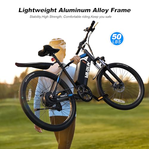 VARUN Electric Bike for Adults, 350W 20MPH Commuter Ebike with 36V Removable Battery, 24'' Electric Mountain Bike with Front Fork Suspension and Dual Disc Brakes