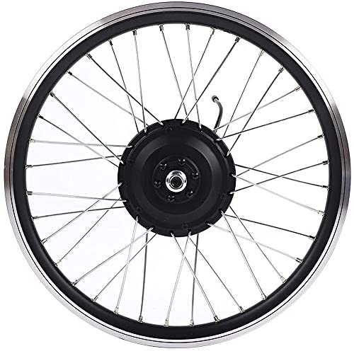 ZYXU Electric Bike Conversion Kit, 36V/48V 350W 16" 20" 24" 26" 28" 700C E-Bike Conversion Kit KT-900S Conversion Waterproof Kit Bike Hub Motor Conversion Kit,48v350w/front Wheel,24”