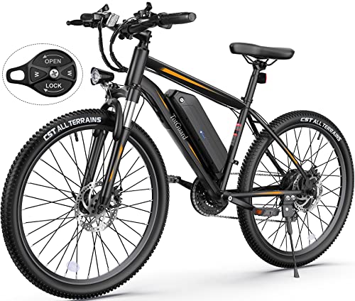Wooken Electric Bike for Adults with Peak 750W Motor, 27.5'' Ebike with 48V 499WH Removable Battery, Up to 55Miles Electric Mountain Bike, 21.6MPH Adults Electric Bicycle with LCD Display, 21 Speed