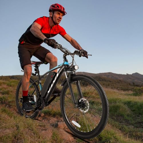 Vivi Electric Bike, 27.5" Electric Bike for Adults 500W(Peak 750W) Ebike 21.7MPH Electric Mountain Bike with 48V 499.2WH Battery, Up to 50 Miles, Cruise Control, 21 Speed Adult Electric Bicycles