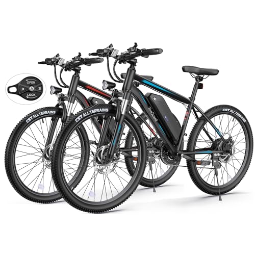 Wooken Electric Bike for Adults with Peak 750W Motor, 27.5'' Ebike with 48V 499WH Removable Battery, Up to 55Miles Electric Mountain Bike, 21.6MPH Adults Electric Bicycle with LCD Display, 21 Speed