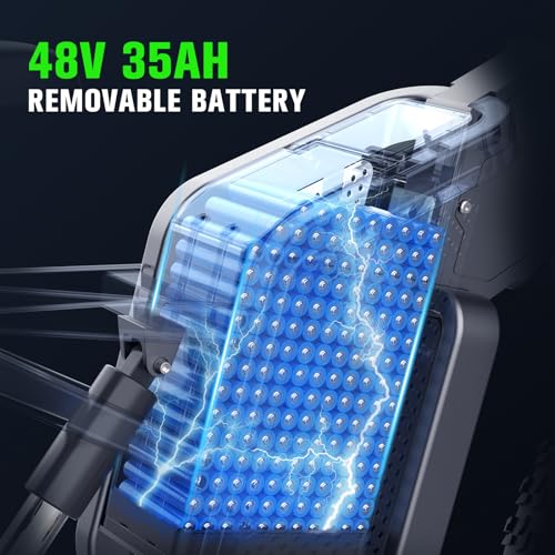 X20 Electric Bike for Adults 2000W 35AH Removable Battery 20" Mountain Electric Dirt Bike, 34MPH, 7-Speed, Dual Hydraulic Shock Absorbers, Commuting Electric Bicycle for Adults