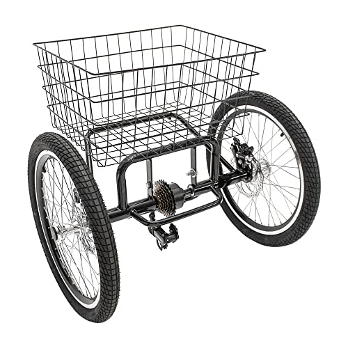 Tricycle Trike Conversion Kit - Disc Brakes, 7 Speeds, and Differential