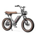 MACFOX Upgrade X1S Electric Bike, Ebike 500W/48V/10.4Ah, 20" Fat Tire Electric Bicycles Up to 20MPH & 40 Miles with Retro Motorcycle Design, Removable Battery, 50N.m Max Torque - Image 2