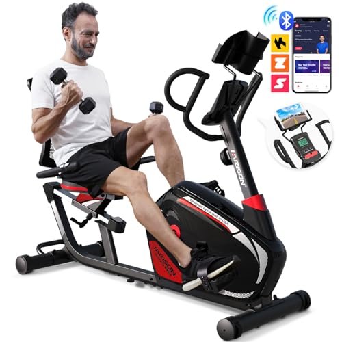 Version 1.0.0 HARISON Magnetic Recumbent Exercise Bike with Arm Exerciser, Recumbent bikes for Adult and Seniors, Recumbent Exercise bike for Home 400 lbs Capacity (XXL) - Image 1