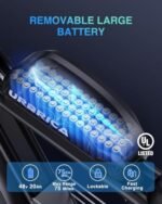 Electric Bike for Adults, 1500W 30MPH,48V 20/23AH,Max 75Miles Electric Motorcycle 20" Fat Tire Dirt Bike, Shamano 7-Speed E-Bike Dual Shock Absorber UL Certified - Image 4