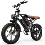 CycHunter Electric Bike for Adults, 48V 26Ah Dual Battery Moped Style Ebike, 1000W Peak Motor, 150 Miles PAS Range, 7 Speed Gearing, 28mph electric dirt bike, Full Suspension Electric Bicycles