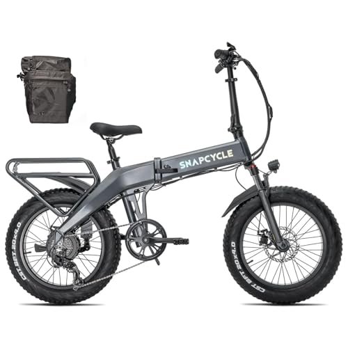 Version 1.0.0 S1 Electric Bike Foldable for Adults, 750W Ebike, 48V 15Ah Samsung Removable Battery, 20" x 4.0 Fat Tire Electric Bicycle, Shimano 7-Speed and Dual Shock Absorber for Adults - Image 1