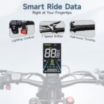 2000W Electric Bicycle for Adults- Moped Style Ebike with 1144WH Battery Pack up to 50 Miles 37MPH, 26" Fat Tire, 7-Speed, 6-Layer Suspension - Image 6