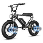 Electric Bike for Adults 2000W Dual Brushless Motor 960Wh 48V 20Ah Removable Battery Mountain Ebike, 28MPH Electric Bikes, 20" x4.0 Fat Tire Electric Bicycle