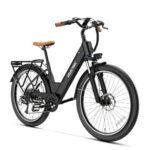 26" Electric Bike for Adults,1000W Motor Peak Ebike Max Long Range 70 Miles & 28 Mph by 48V Removable Battery,Commuter Fast E-Bikes,7-Speed Step Thru Electric Bicycles UL Certified