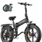 ENGWE Engine Pro 2.0 1200W Peak Power 75N.m Torque Sensor Ebike, 4.0 * 20” Fat Tire Folding Electric Bike for Adults, 52V 16AH Battery Up to 28MPH 68Mile Long Range, Full Suspension All Terrain