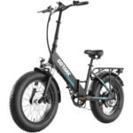 Gotrax 20" Folding Electric Bike with 55 Miles (Pedal-assist1) by 48V Battery, 20Mph Power by 500W, LCD Display and 5 Pedal-Assist Levels, Shimano 7-Speed&Front Suspension for Off-Road Bicycle