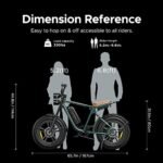 ENGWE 1000W Electric Bike for Adults | M20 20" * 4.0" Moped Style Ebike with 48V 26Ah/13Ah | 94/47Miles Range | 28MPH Top Speed | All-Terrain Full Suspension Electric Bicycle with 7-Speed - Image 5