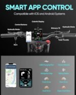 Romeo Ⅱ/Pro 2500/1200W Electric Bike for Adults 40/34Mph, 52/48V 60Ah Long Range Ebike 100-200Miles, 20 * 5.0"/26 * 4.0" Fat Tire Electric Mountain Bike Full Suspension, UL2849 Certified - Image 5