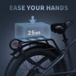 ESKUTE Spark X 26" Fat Tires Electric Bike, 750W(1500W Peak) Powerful Motor, Up to 70 Miles Range, Max Speed 28Mph, Hydraulic Disc Brakes, 26 x 4.0 Fat Tires Ebike with Suspension Fork - Image 7