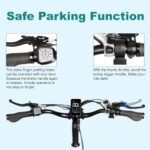 Electric Tricycle for Adults 100+ Miles Long Range 20" Fat Tire Electric Trike 750W Motor 48V 31.5Ah Removable Dual Battery, 3 Wheel Electric Bicycle with Large Basket - Image 5
