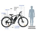 ZNH Electric Bike for Adults, 350W Ebike Full Suspension 26'' Electric Mountain Bike 36V/48V 13Ah Removable Battery, E Bike 7-Speed - Image 5