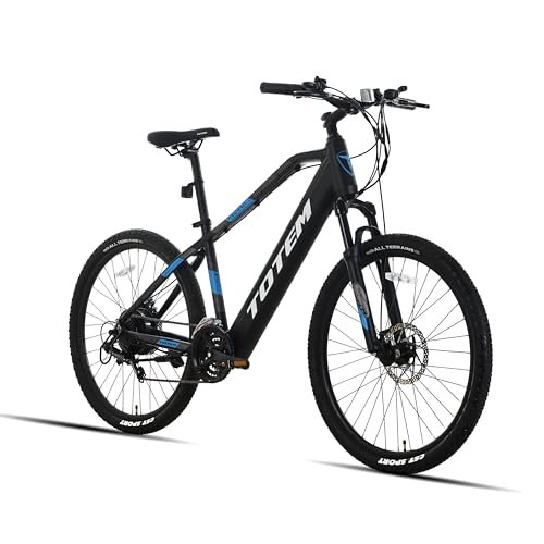 Version 1.0.0 E-TOTEM 27.5" Electric Bicycle for Adults with 21-Speed Gear and Mechanical Disc Brakes, E-Bike with 48V 10.4Ah Removable Battery Up to 40 Miles of Range, Electric Bike with Suspension Fork - Image 1