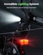 isinwheel U3 16" Foldable Electric Bike Adults, 500W Electric Bicycle, Front Fork Suspension, 19 MPH UP to 45 Miles Folding Ebike for Adults and Teens for Leisure Riding&Commuting, UL2849 Certified - Image 5