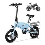 Folding Electric Bike for Adults, 500W Peak Motor, 14" Adults Electric Bicycles, 280.8Wh Battery, 25 Miles PAS Range, Mini E Bike for Adults and Teens, Ebike UL 2849 Certified, 3 Levels Assist