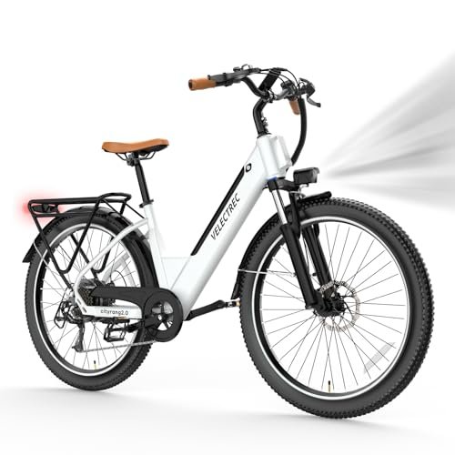 Version 1.0.0 26" Electric Bike for Adults,1000W Motor Peak Ebike Max Long Range 70 Miles & 28 Mph by 48V Removable Battery,Commuter Fast E-Bikes,7-Speed Step Thru Electric Bicycles UL Certified - Image 1