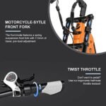 Electric Mountain Bike Electric Motorcycle-Sytle Bicycle for Adults Faster Charge 750W 48V 14AH Removable Battery 26MPH 20'' Mountain Ebike, 7 Speed Full Suspension Fork - Image 4