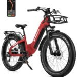 Eden Electric Bike Adults GPS Smart App Control 750W BAFANG Motor 48V 20Ah Samsung Battery Fat Tire Ebike,Electric Bicycle,90Miles Range,28MPH Max Speed UL Certificate