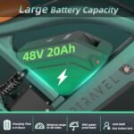 Electric Bike for Adults,GPS and APP Control Ebike,1200W Brushless Motor,48V/20Ah Removable UL&GCC Certification Battery,20"*4.0 Fat Tire,30MPH and 60Miles Range,Front/Rear Turn Signals - Image 4