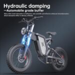 X20 Electric Bike for Adults 2000W 35AH Removable Battery 20" Mountain Electric Dirt Bike, 34MPH, 7-Speed, Dual Hydraulic Shock Absorbers, Commuting Electric Bicycle for Adults - Image 4