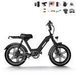 Himiway Escape Pro Electric Bike for Adults, 750W Motor, 20"x4" Fat Tires E-Bike,30-50Mi, Moped-Style Step-Thru Electric Bicycle with 48V 17.5Ah Battery 25 MPH 7-Speed System - Image 2