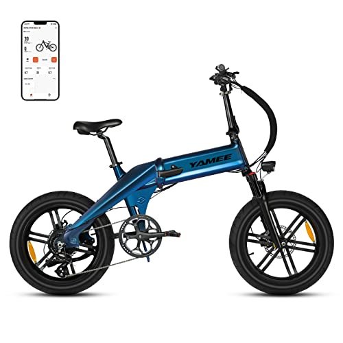 Version 1.0.0 XL 750W Folding Electric Bike,Mobile Phone App Control Ebike, 8-Speeds Ebike for Adults 48V 15AH Removable Hidden Battery City Ebike 20" 4.0 Fat Tire Commuting Ebike - Image 1