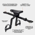 Kids Ride Shotgun - Front Mounted Child Bike Seat and Handlebar Accessory Combo Pack | Made for Mountain Bikes - Image 2
