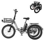 MOPHOTO Electric Trike, 7 Speeds Electric Tricycle for Adult, 350W 36V 3 Wheel Electric Bikes, Motorized Tricycle Adult Electric Three Wheels Bicycle for Senior