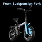 Freego Folding Electric Dirt Bike for Adults, 500W Motor,28Mph Max Speed/48V/20Ah/50Mile Removable Battery 7 Speed Electric Bike, 20" x 3 Tire Foldable Bike Front Supspension,Rearview Mirror - Image 6