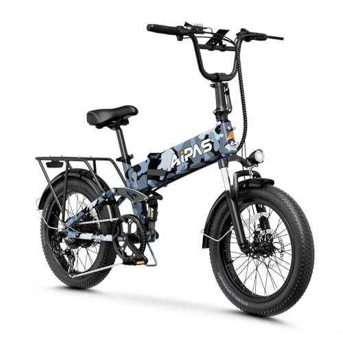Version 1.0.0 F3 Electric Bike for Adults with 1500W Motor Peak,48V 624Wh Removable Battery Max 74 Miles 28MPH,20" x 3.0 Fat Tire Folding Electric Bike with 7-Speed and Full Suspension. - Image 1