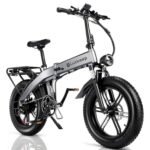 Folding Electric Bike for Adults 1200W Peak BaFang Motor 30MPH 60Miles Range 48V 15AH (720WH) Removable Battery 20" Fat Tire E-Bikes for Adults UL 2849 Certified Ebike