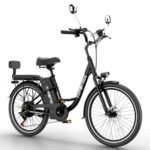 Electric Bike, 24'' Electric Bike for Adults, 500W Ebike with 48V 20AH Removable Battery, Front Suspension and Commuter Electric Bicycle for Adults,City Electric Bicycle Up to 50 Miles