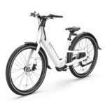 OKAI Stride Electric Bike, 25mph Power by 750W Motor, Removable Battery Up to 40 Miles, 7-Speed Drivetrain, 27.5" Tire, Electric Bike for Adults with 3 Pedal-Assist Levels, Bicycle for Women & Men