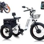 Polar Foldable Electric Trike for Adults, 750W BAFANG Motor, 3 Wheel Electric Bike w/Differential and Parking Brake, 65-Mile Long Range Motorized Tricycle, 450 lbs Load Capacity, 48V Battery