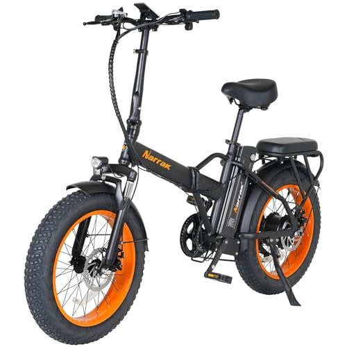 Version 1.0.0 Fat Tire Folding Electric Bike, 48V & 624Wh Lithium Removable Battery, Peak 1100W Brushless Motor, Max Speed 28Mph, M5 Large LCD Display, Suspension, Step-Over/Thru Frame - Image 1