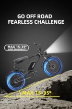 Electric Bike for Adults with 750W Brushless Motor 28MPH Commuting Electric Mountain Bike 48V Removable Battery 12V LED Headlight 4.0 Fat Tire Electric Bicycle for Snow/Beach/Flat/Mountain - Image 2