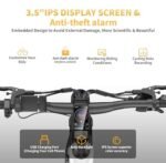 Electric Bike for Adults 1300W Peak Motor 48V 20AH/35AH/45AH&UL Battery 28MPH 80-140Miles Range Ebikes for Adults/Torque Sensor/APP Control/Dual Hydraulic Brake/UL 2849 - Image 5