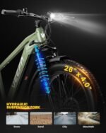 VEEFA Electric Bike for Adults 750W/Peak 1000W Motor 48V 13AH Removable Battery Electric Bicycle 26" x 4.0" Fat Tire Mountain Ebike 28MPH E Bike 7-Speed UL 2849 Certified - Image 4