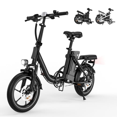 Version 1.0.0 SEHOMY Folding Ebike for Adults Up to 35 Miles, 16" Electric Bike for Adults with Max Speed 25MPH, Peak 630W Motor, Removable 36V Battery, City Commuter Ebikes, Adults Electric Bicycles for Men&Women - Image 1
