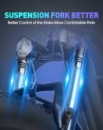 Electric Bike for Adults, 1500/2000W Dual Motor 31MPH, 48V 15.6/23AH Removable Battery, 25-50Miles, 26" All Terrain for Mountains, Snow, Sand, Road,Fat Tire Ebike Full Suspension,Hydraulic Bicycle - Image 6