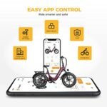 Heybike Ranger S Electric Bike for Adults, Foldable 1400W Peak Motor Ebike, 20" x 4.0 Fat Tire Step-Thru Electric Bicycle, 48V 14.4AH Removable Battery Commuter E Bike, 7-Speed Hydraulic Fork - Image 7